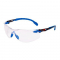 Ochranné okuliare 3M Solus 1101 Scotchgard modro-čierny rám číre