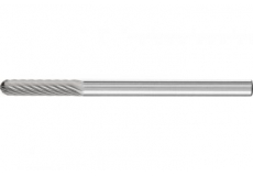 Valcová fréza s guľovou hlavou a krížovým ozubením z tvrdokovu 3 x 14 x 3 mm HF 100 C Klingspor