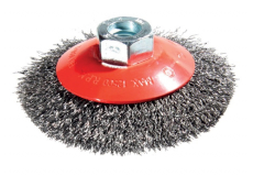 Kotúčová kefa ø 100 x 10 mm vlnitý nerezový drôt 0,30 mm M14 MOST
