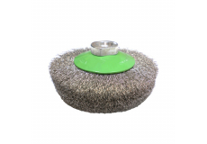 Kotúčová kefa ø 100 x 10 mm vlnitý nerezový drôt 0,30 mm M14 MOST