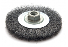 Kotúčová kefa ø 115 x 13 mm vlnitý oceľový drôt 0,30 mm M14 MOST