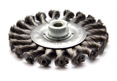 Kotúčová spletaná kefa ø 125 x 13 mm oceľový drôt 0,50 mm M14 MOST
