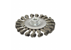 Kotúčová spletaná kefa ø 125 x 13 mm oceľový drôt 0,50 mm M14 MOST