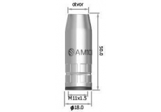 Kónická plynová hubica otvor 12 mm ARC M1