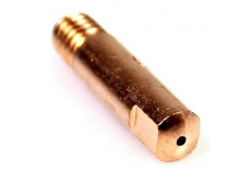 Špička E-Cu krátky závit M6 x ∅ 6 mm dĺžka 25 mm pre drôt 0,8 mm