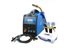Zvárací set zváračka Fanmig 202 LCD MOST + horák, RV, káble a štartovacia sada