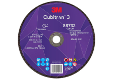 Rezný kotúč 230 x 2,0 x 22,23 mm zrnitosť 36+ 3M Cubitron 3 typ T41, 88732