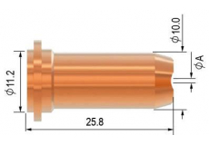 Dýza dlhá Ø 0,9 mm 30 - 40 A pre horák Parker SCP 40/60, PT-60, HS-60