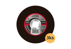 Rezný kotúč 125 x 1,0 mm MOST FUTURA PRO INOX typ 41, sada 3 ks