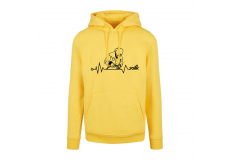 Mikina dizajn Zvárač BY011 Taxi Yellow žltá 4XL