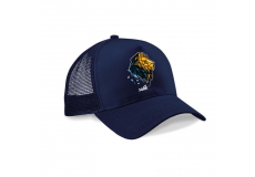 Šiltovka Solík Snapback Trucker s potlačou modrá