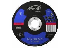 Rezný kotúč 125 x 2,0 x 22,23 mm MOST STANDARD METAL typ 41