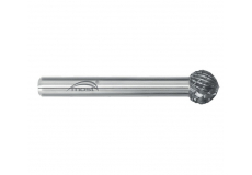 Guľovitá fréza z tvrdokovu 10 x 9 x 6 mm MOST STANDARD KUD tvar D