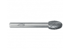 Oválna fréza z tvrdokovu 10 x 16 x 6 mm MOST STANDARD TRE tvar E