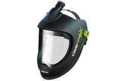 Brúsny štít Optrel Clearmaxx PAPR s prípravou na odsávanie