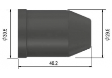 Hubica ø 29,5/30,5 x 46,2 mm 80/120 A pre horák PT-100/SCP 120 Parker
