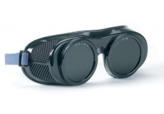 Zváračské ochranné okuliare 618 čierne DIN 5