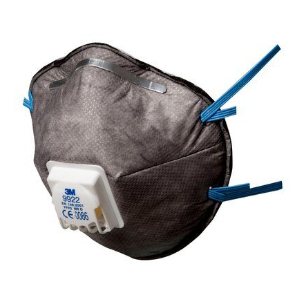 Částicový respirátor 3M 9922 NR D FFP2 s aktivním uhlím