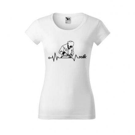 Tričko Viper dizajn Zvárač dámske biele XL