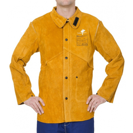 Zváračský kabát Golden Brown 44-2530/P veľkosť L Weldas