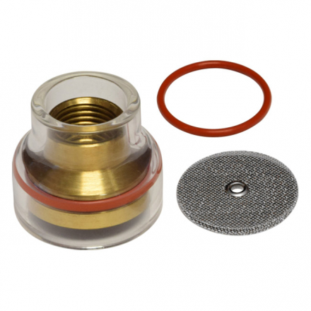 Sklenená hubica č. 16 so sitkom 2,4 mm 9/20 a 17/18/26 Furick