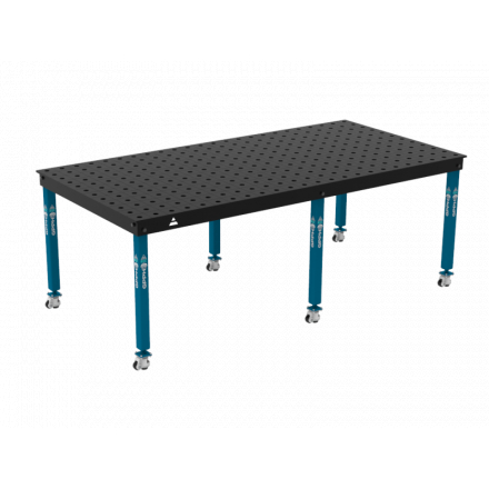 Stôl zvárací TWT.ECO 2400 x 1200 mm SYSTEM 28 GPPH + 6 nôh na kolieskach ECO