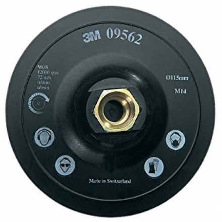 Unášač na suchý zips 115 mm M14 DH-AC 3M, 09562