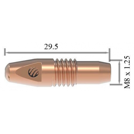 Špička M22/M22M MOST pre drôt 1,0 mm