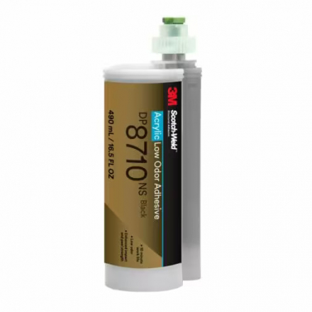 Lepidlo akrylové dvojzložkové 3M Scotch-Weld DP8710NS čierne 490 ml