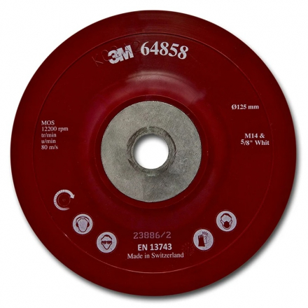 Unášač pod vulkánfíbrový kotúč 125 mm M14 3M, 64858