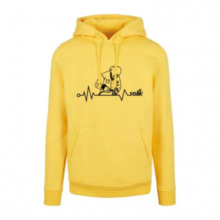 Mikina dizajn Zvárač BY011 Taxi Yellow žltá 4XL