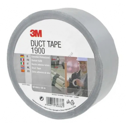 Izolační páska Duct Tape 50 mm x 50 m 3M 1900, stříbrná