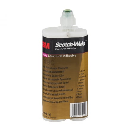 Lepidlo epoxidové dvojzložkové 3M Scotch-Weld DP490 čierne 400 ml