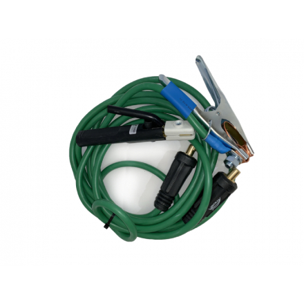 Zvárací kábel flexi zelený (+ -) 25 mm2 3m 35 komplet
