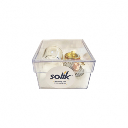 Set sklenená hubica jumbo 1,6 mm/2,4 mm TIG 9/20 (zváranie titánu)
