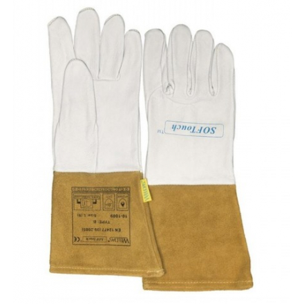 Zváračské kožené rukavice TIG 10-1009 L Weldas