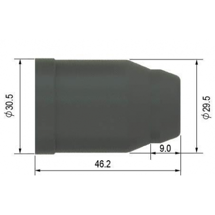 Hubica ø 29,5/30,5 x 46,2 mm 30/70 A pre horák PT-100/SCP 120 Parker