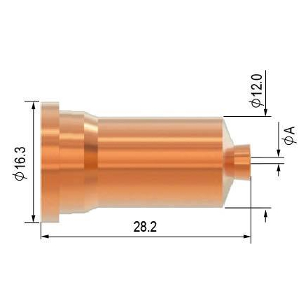 Dýza Ø 1,4 mm 80-90 A pre horák Parker SCP 120