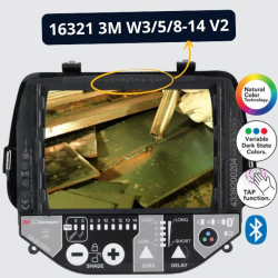 Označenie V2 (EN ISO 16321) na samostmievacej kazete kukly G5-01/G5-03 VC 3M Speedglas