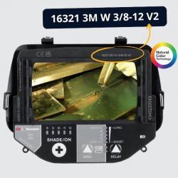 Označenie V2 (EN ISO 16321) na samostmievacej kazete kukly G5-03 E 3M Speedglas