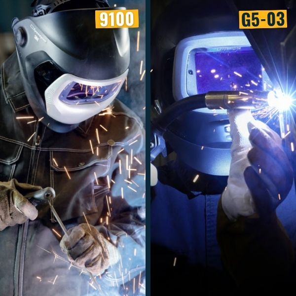 Porovnání svářečských kukel 3M Speedglas 9100 a G5-03 – rozdíly v konstrukci a designu