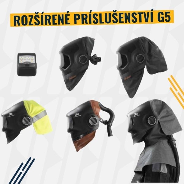  Rozšířené příslušenství pro svářečské kukly 3M Speedglas G5-01 a G5-03