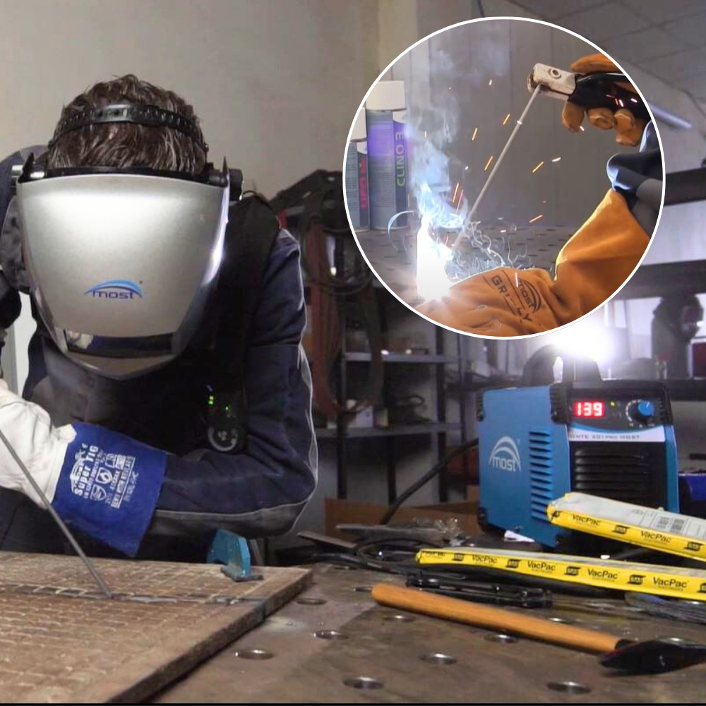 MMA zváranie elektródou v teréne