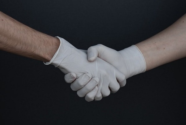 Ochranné rukavice pre zdravotníkov