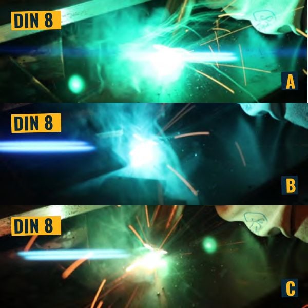 Nastavenie A,B,C pri tmavosti DIN 8 na kazete G5-03 VC