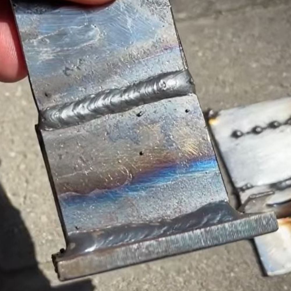 ​MIG MAG zváranie ocele so zváračkou Fanmig J5 LCD - hrubšie materiály