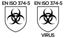 Rukavice proti vírusom EN ISO 374-5