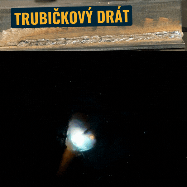Trubičkový drát - svařovací lázeň