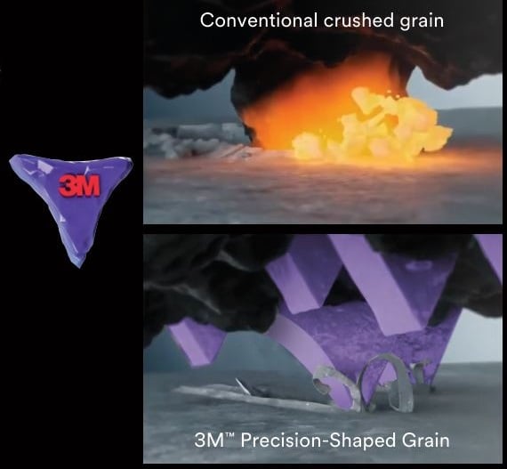 Brúsne zrno 3M Cubitron 3