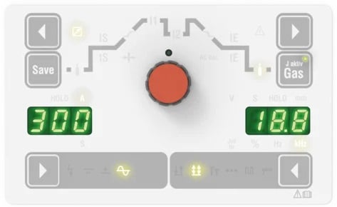 Ovládací panel ControlPro svářeček série T Lorch